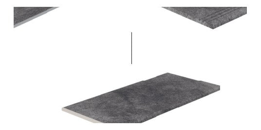 Serapool Pool Garden Anthracite Infinity Karo Çift Bitiş 33x66x0,76 cm
