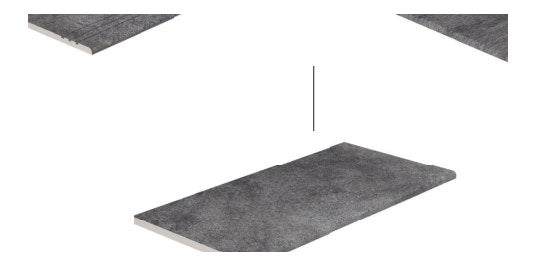 Serapool Pool Garden Anthracite Infinity Karo Tek Bitiş 33x66x0,76 cm