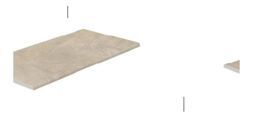 Serapool Pool Garden Beige Infinity Karo Tek Bitiş 33x66x1,80 cm