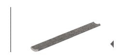 Serapool Pool Garden Grey İçbükey Parça 4x33 cm