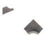 Serapool Pool Garden Grey İçbükey Köşe Parçası (IBA) 4x4 cm