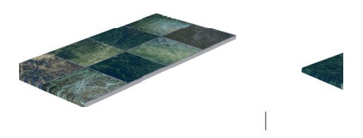 Serapool Piazza Green Merdiven Kaymazı Sağ Bitiş 33x66x1,80 cm
