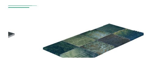 Serapool Piazza Green Merdiven Kaymazı Sol Bitiş 33x66x0,76 cm