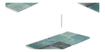 Serapool Piazza Turquoise Infinity Karo Tek Bitiş 33x66x0,76 cm