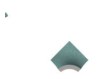 Serapool Piazza Turquoise İçbükey Köşe Parçası (IBA) 4x4 cm
