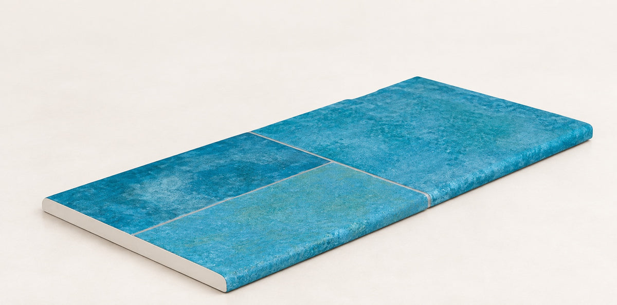 Serapool Patchwork Marin Infinity Karo Çift Bitiş 33x66x0,76 cm