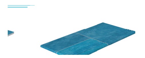 Serapool Patchwork Marin Merdiven Kaymazı Sol Bitiş 33x66x0,76 cm