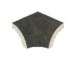 Serapool Relax Amazing Black Dışbükey Köşe Parçası (DBA) 4x4 cm