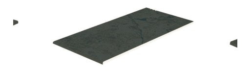 Serapool Relax Amazing Black Merdiven Kaymazı Sağ Bitiş 33x66x1,80 cm