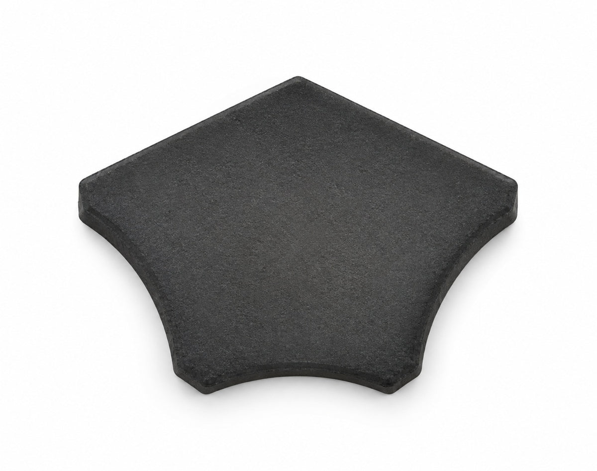 Serapool Relax Black & Black Dışbükey Köşe Parçası (DBA) 4x4 cm