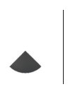 Serapool Relax Black & Black Dışbükey Köşe Parçası (DBK) 4x4 cm