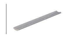 Serapool Relax Basalt Grey İçbükey Parça 4x33 cm