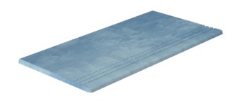 Serapool Relax Blue Mix Merdiven Kaymazı Sol Bitiş 33x66x1,80 cm