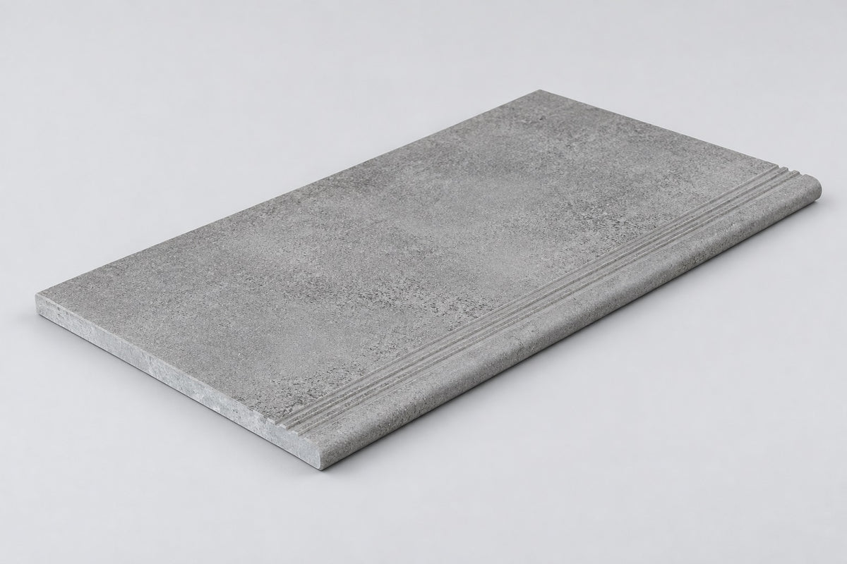 Serapool Relax Cemento Merdiven Kaymazı Sol Bitiş 33x66x0,75 cm