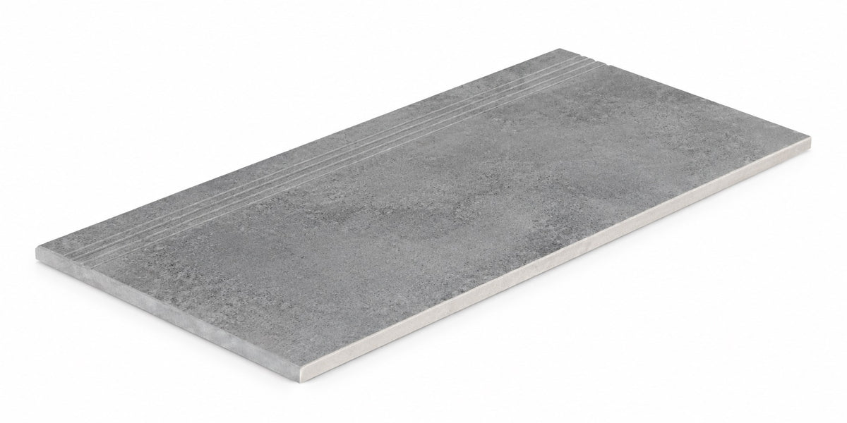 Serapool Relax Cemento Merdiven Kaymazı Sağ Bitiş 33x66x0,75 cm