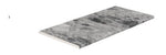 Serapool Relax Ceppo Terrazzo Grey Infinity Karo Çift Bitiş 33x66x1,80 cm