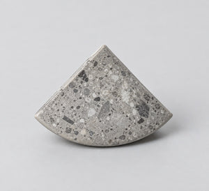Serapool Relax Ceppo Terrazzo Grey Dışbükey Köşe Parçası (DBK) 4x4 cm