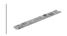 Serapool Relax Ceppo Terrazzo Grey İçbükey Parça 4x33 cm