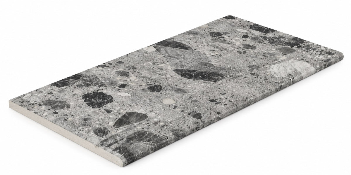 Serapool Relax Ceppo Terrazzo Grey Merdiven Kaymazı 33x66x1,80 cm