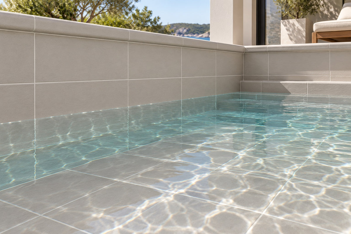 Serapool Relax Pool Stone Porselen Havuz Karosu 16,5x66 cm