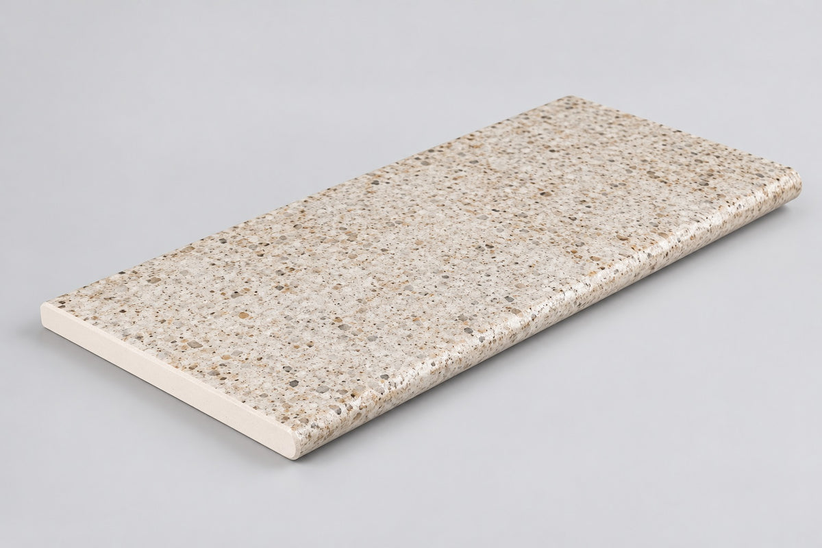 Serapool Relax Pebble Sand Beige Infinity Karo Çift Bitiş 33x66x0,75 cm