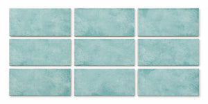 Serapool Relax Pastel Turquoise Porselen Havuz Karosu 33x33 cm