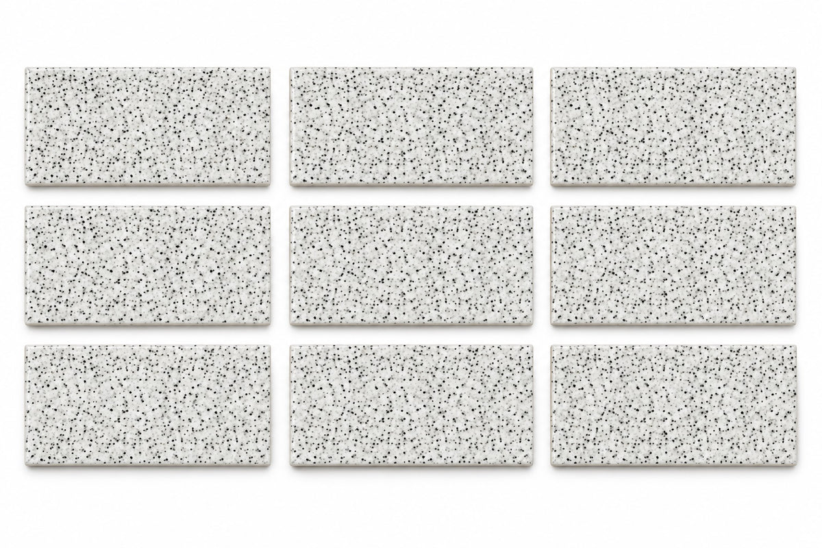 Serapool Relax Pebble White Porselen Havuz Karosu 10x10 cm (Fileli)