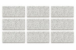 Serapool Relax Pebble White Porselen Havuz Karosu 16,5x16,5 cm