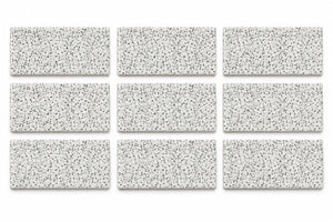 Serapool Relax Pebble White Porselen Havuz Karosu 16,5x16,5 cm