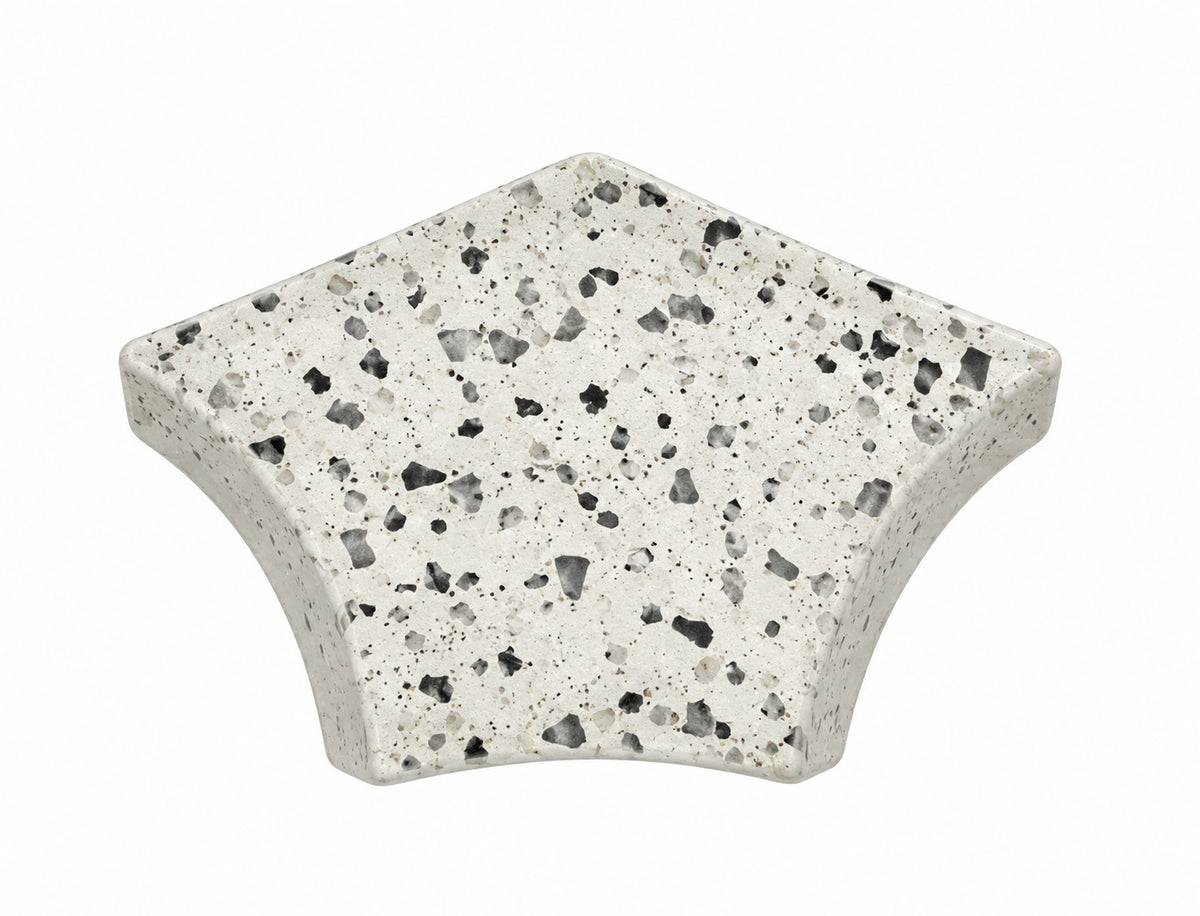 Serapool Relax Pebble White Dışbükey Köşe Parçası (DBA) 4x4 cm