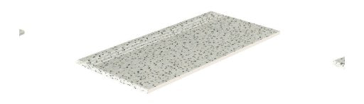 Serapool Relax Pebble White Merdiven Kaymazı Sağ Bitiş 33x66x0,75 cm