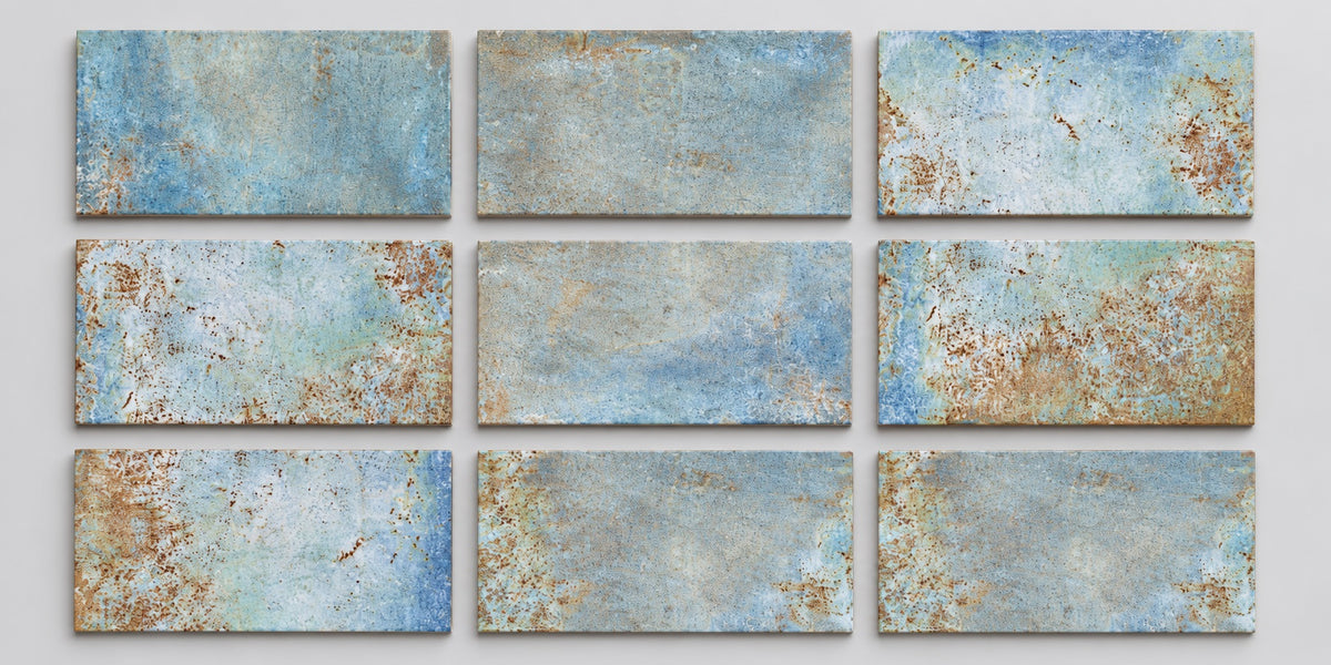 Serapool Relax Seaside Blue Porselen Havuz Karosu 33x66 cm
