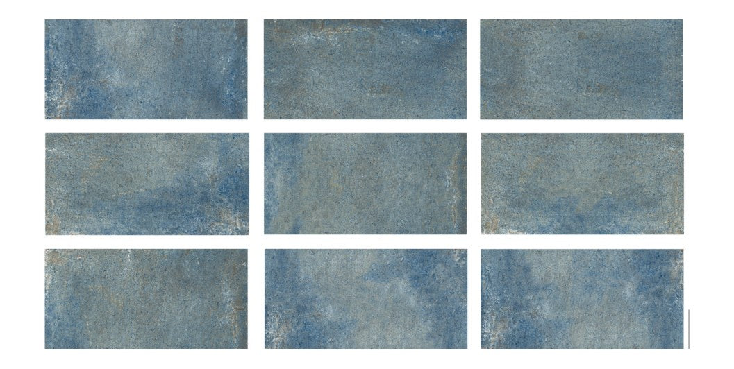 Serapool Relax Seaside Cobalt Porselen Havuz Karosu 11x33 cm (Fileli)