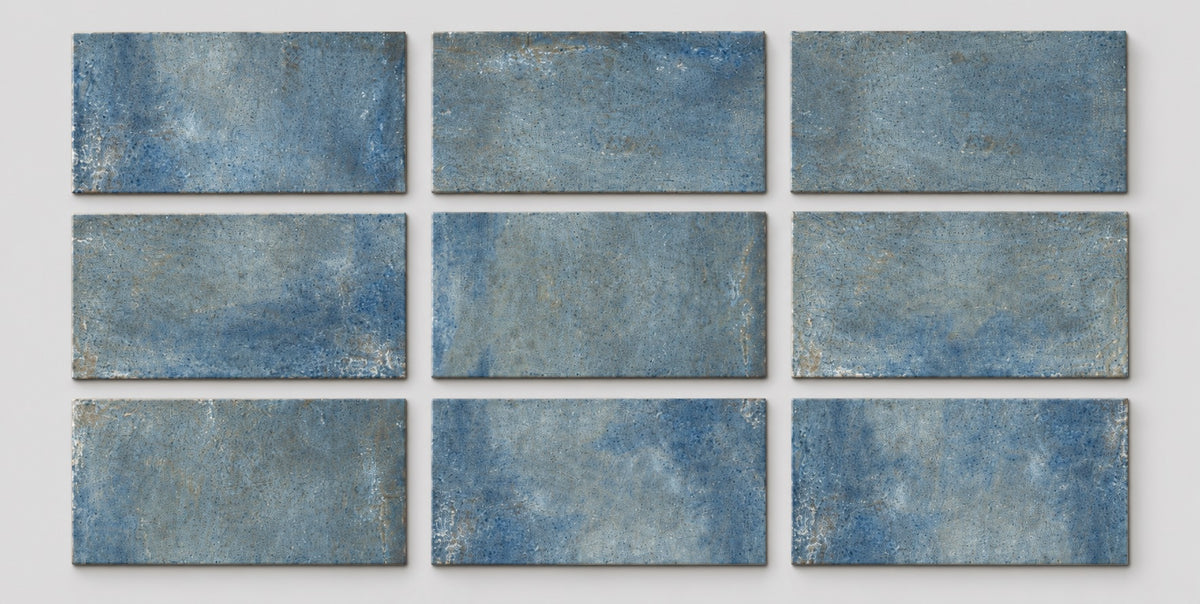 Serapool Relax Seaside Cobalt Porselen Havuz Karosu 5x5 cm (Fileli)
