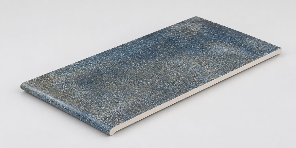 Serapool Relax Seaside Cobalt Merdiven Kaymazı Sağ Bitiş 33x66x0,75 cm