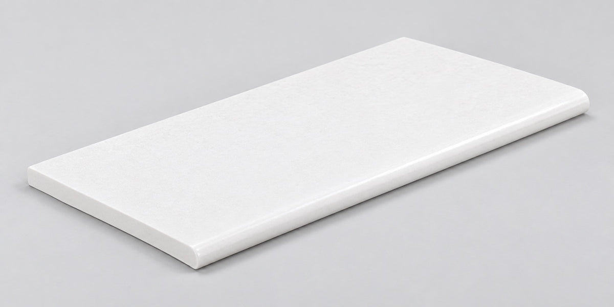 Serapool Relax White & White Infinity Karo Tek Bitiş 33x66x0,75 cm