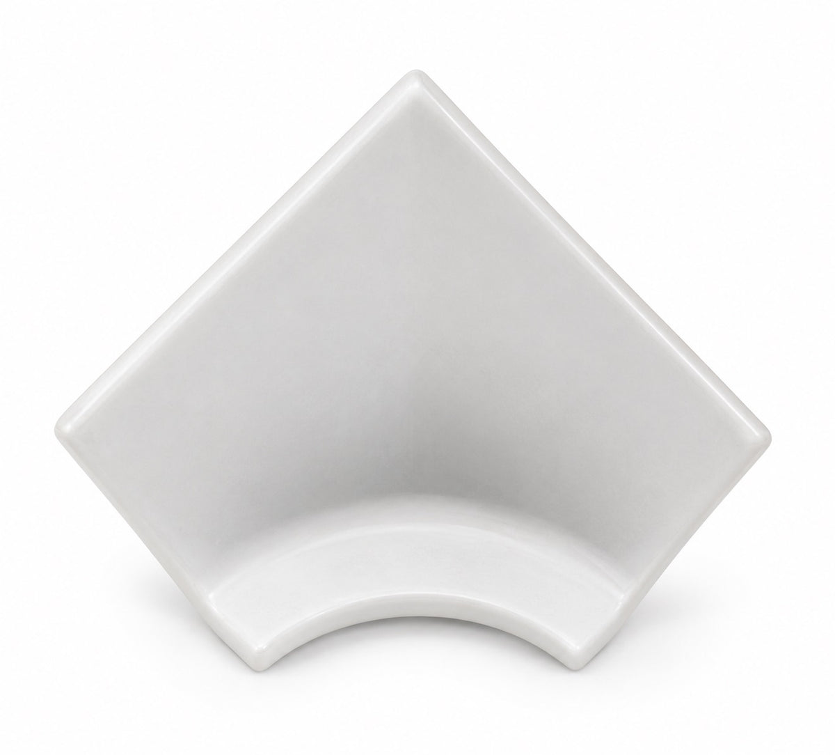 Serapool Relax White & White İçbükey Köşe Parçası (IBA) 4x4 cm