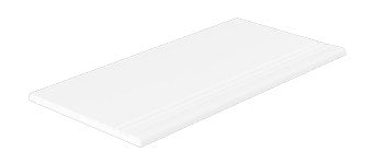 Serapool Relax White & White Merdiven Kaymazı Sol Bitiş 33x66x1,80 cm