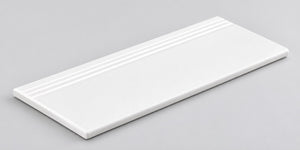 Serapool Relax White & White Merdiven Kaymazı Sağ Bitiş 33x66x1,80 cm