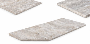 Serapool Silver Traverten Infinity Karo Tek Bitiş 33x66x0,76 cm