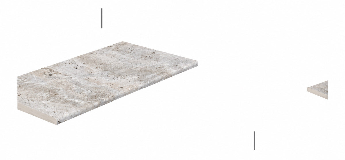 Serapool Silver Traverten Infinity Karo Tek Bitiş 33x66x1,80 cm