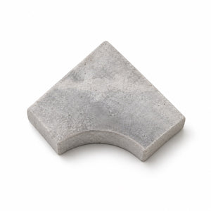 Serapool Silver Traverten İçbükey Köşe Parçası (IBA) 4x4 cm
