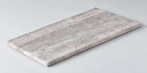 Serapool Silver Traverten Merdiven Kaymazı Sağ Bitiş 33x66x1,80 cm