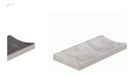 Serapool Porselen Yağmur Kanalları STRC 12,5x25 cm