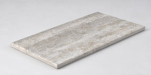 Serapool Silver Traverten Merdiven Kaymazı Sağ Bitiş 33x66x0,76 cm