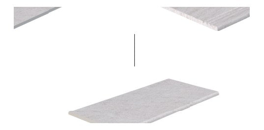 Serapool Snow White Infinity Karo Çift Bitiş 33x66x0,76 cm