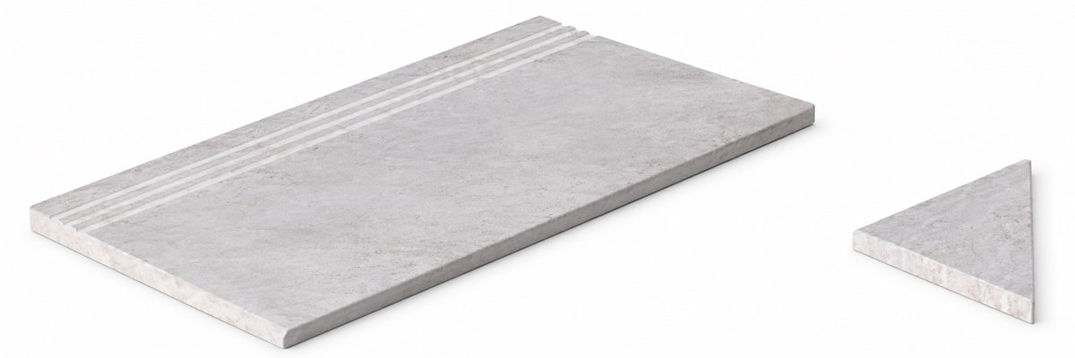 Serapool Snow White Merdiven Kaymazı Sağ Bitiş 33x66x1,80 cm