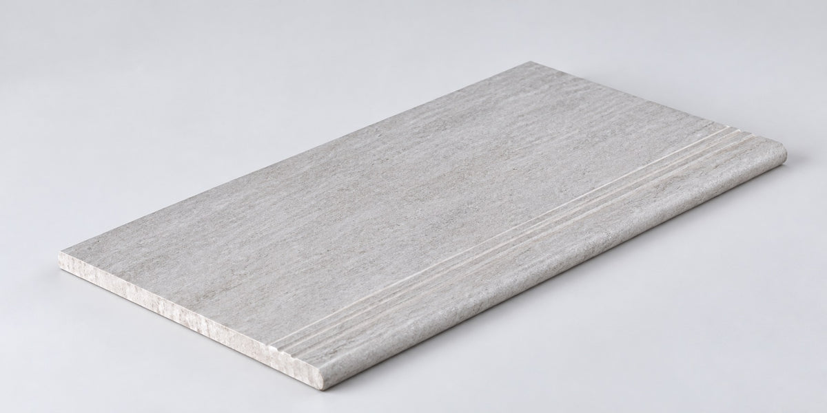 Serapool Snow White Merdiven Kaymazı Sol Bitiş 33x66x0,76 cm