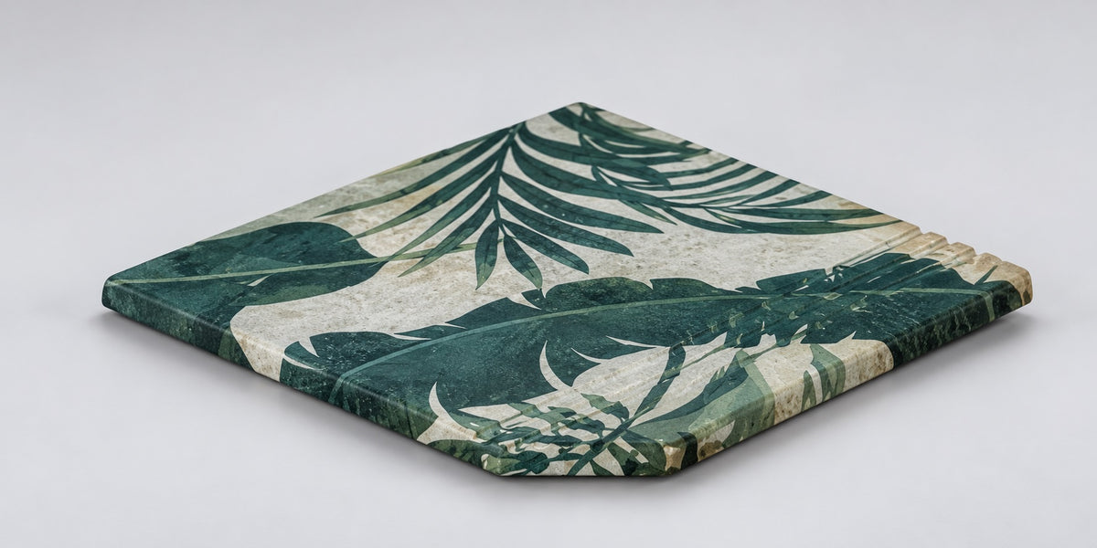 Serapool Tropic Merdiven Kaymazı Sol Bitiş 33x33x0,76 cm